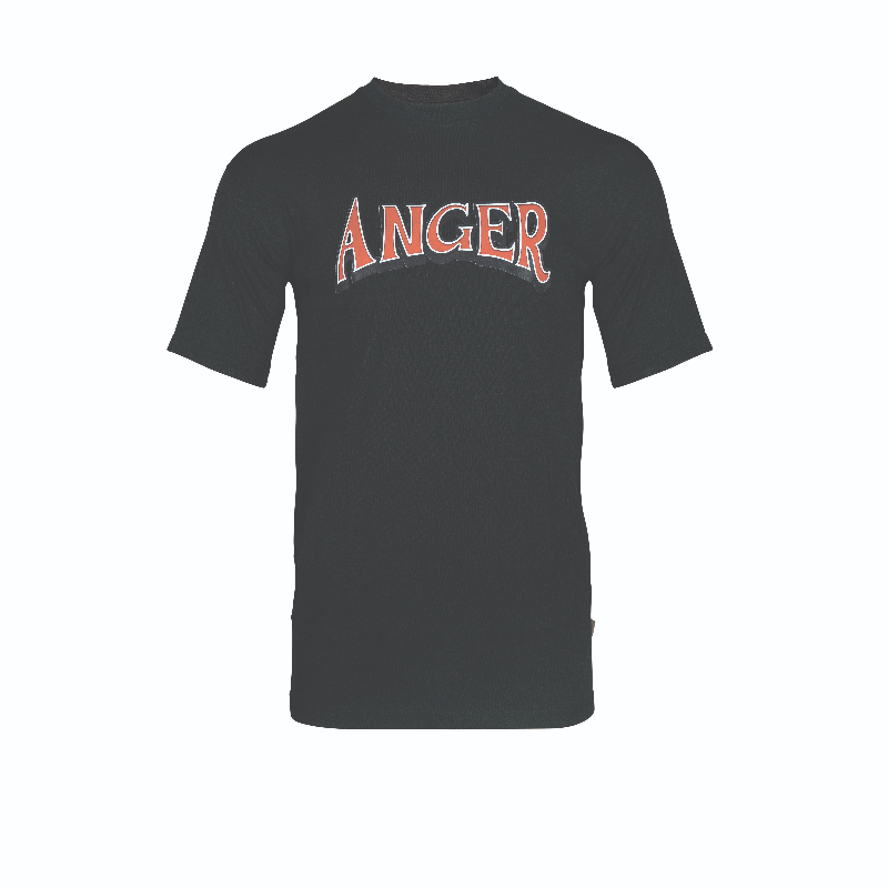 Drop Shoulder Men's T-shirt(ANGER)