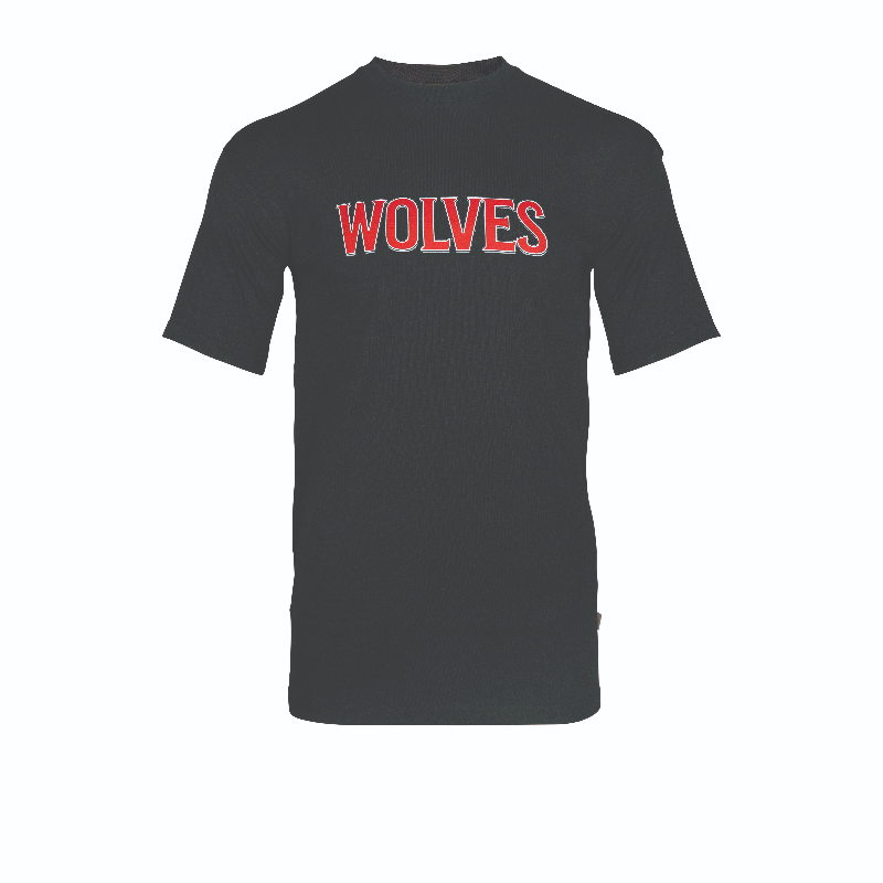 Drop Shoulder Men's T-shirt(Wolves) - Gallery View 3