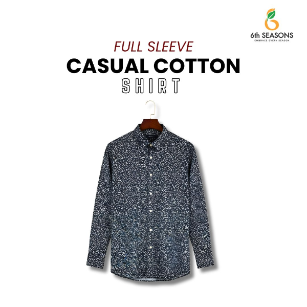 Full Sleeve Casual Cotton Shirt - M